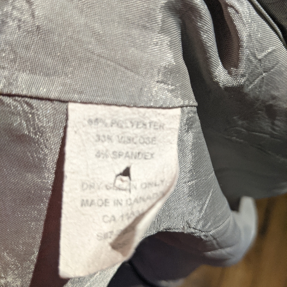 Designer pant suit size 8 grey check - Picture 6 of 14